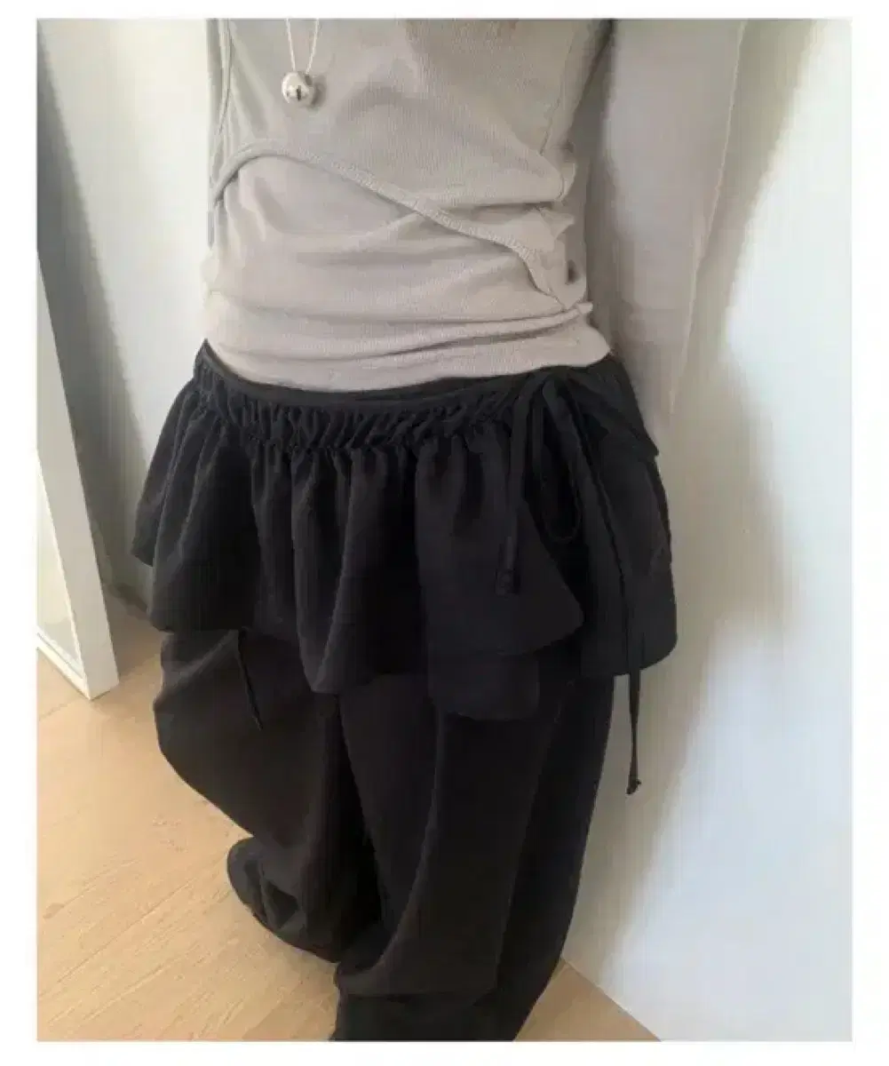 릿킴 레이어드 랩 스커트 SHIRRING LAYERED SKIRT